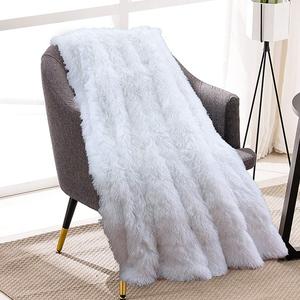 Chevron Cream Color 100% Organic Cotton GOTS Certified Throws - Product Image 5