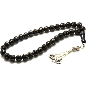 ลูกปัดคริสตัลอธิษฐานประกายแวววาวทาเซเบห์คริสตัลแทชบิห์ทางศาสนา33ชิ้น - Product Image 4