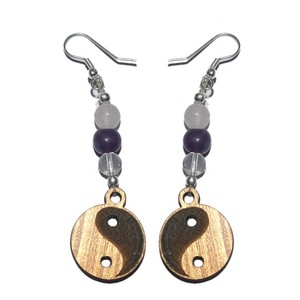 Pendientes curativos del mejor valor de Ying Yang, pendientes curativos - Product Image 1
