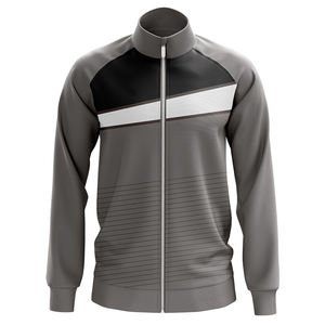 แจ็กเก็ตกีฬาฤดูหนาวแบบสลิมฟิตของผู้ชายตกแต่งด้วยลวดลายคอตั้งผ้าใบ - Product Image 3