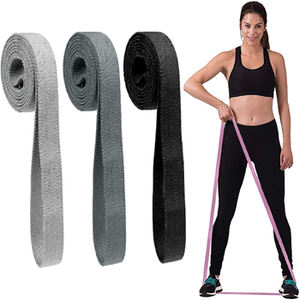 Bandas de resistencia Juego de 3 bandas de resistencia de tela larga con 3 niveles de resistencia para entrenamiento de cuerpo completo - Product Image 1
