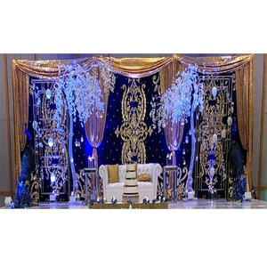 ผ้าม่านปักลายด้วยมือฉากหลังสำหรับขายฉากหลังที่สวยงามมีลายปักฉากหลังฉากหลังสำหรับงานแต่งงาน - Product Image 1
