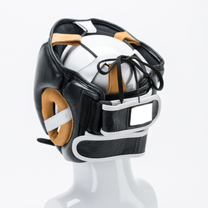 Headgear Safety Wear Designer Head Guards Multi-Color Genuine Cowhide Leather Helmets With Custom Logo Cheap Price - Product Image 6