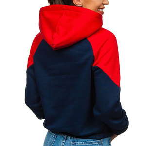 OEM Nuevo Estilo Sudaderas de Manga Larga para Mujer, Sudaderas con Capucha de Tallas Grandes con Contraste de Color Estilo High Street para Mujer, Sudadera con Capucha de Moda con Estampado Completo - Product Image 3