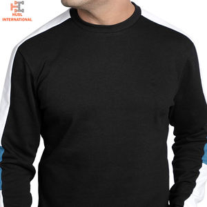 เสื้อกันหนาวผ้าฝ้าย500gsm สำหรับผู้ชายเสื้อกันหนาวคอกลมพิมพ์โลโก้ตามสั่ง - Product Image 3