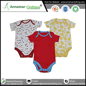 Venta caliente personalizable bebé media manga mamelucos 0-36 meses invierno Bebé onesie con embalaje personalizado bebé onesie - Product Image 2