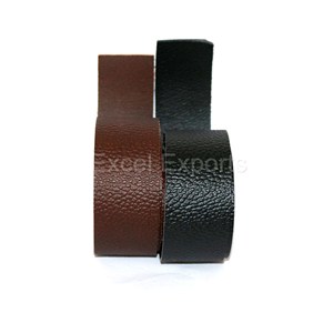 100% Genuine Black Leather Cords for Shoes Bags Jewelry Making Excel Exports with Flat Patterns & Coated Finish Garments - Product Image 3