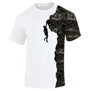 T-shirt 100% polyester à manches courtes pour hommes, vêtements graphiques - Product Image 1