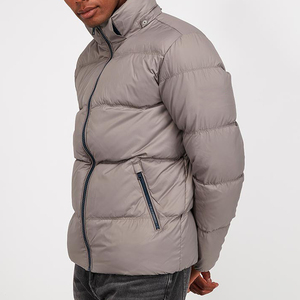 Chaqueta acolchada de alta calidad para hombre, chaqueta de burbujas de invierno personalizada, OEM completo - Product Image 2