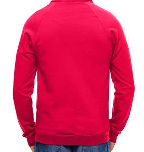 Unisex <b>Red</b> Zip-up <b>Hoodie</b> Custom Made High Comfort Quality Puff Technique Features Regular Size Sleeve for Winter Customized Logo - Product Image 2