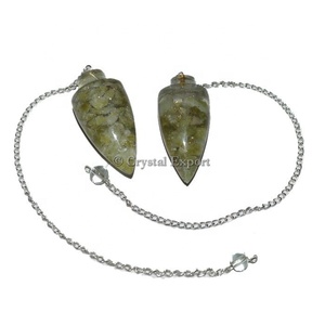 Green Jade Orgone Bullet Pendulum - Product Image 1