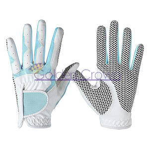 ถุงมือกอล์ฟผู้หญิงแบบพรีเมี่ยมผ้าไมโครไฟเบอร์ยืดหยุ่นระบายอากาศได้ดีทำจากหนังสำหรับกีฬากลางแจ้งปั่นจักรยาน - Product Image 4