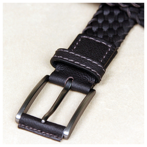 Cinturones de piel auténtica para hombre, cinturón Formal de alta calidad - Product Image 5