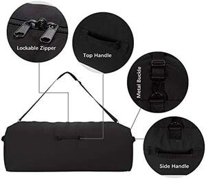 <span class=keywords><strong>Sac</strong></span> de voyage en toile de 36 pouces, vente en gros, Offre Spéciale, <span class=keywords><strong>sac</strong></span> de voyage Extra Large, noir classique, <span class=keywords><strong>100L</strong></span>, pour le Sport et le Camping - Product Image 5