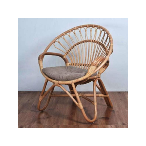 Ziye — chaise de relaxation en rotin, fauteuil classique fait à la main du Vietnam - Product Image 4