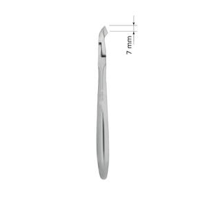 Pince à cuticules professionnelle en acier inoxydable de 7 mm avec double ressort pour pédicure des doigts, fabriquée au Pakistan - Product Image 4