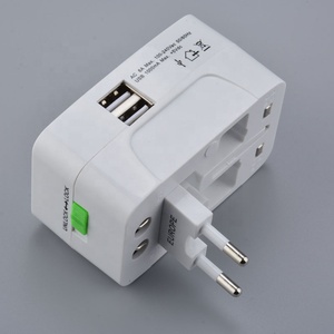 Trên Toàn Thế Giới Tất Cả Trong Một Phổ Travel <span class=keywords><strong>Adapter</strong></span> Tường AC Power Cắm <span class=keywords><strong>Adapter</strong></span> Tường Charger Với <span class=keywords><strong>Dual</strong></span> <span class=keywords><strong>USB</strong></span> Sạc Cổng - Product Image 4