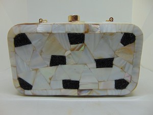 Metal purse wallet sling <b>bag</b> bridal <b>bags</b> Handmade shell clutch <b>bag</b> - Product Image 2