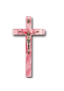 Colgante de pared de latón, Cruz de crisol de Jesús, color dorado - Product Image 3