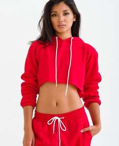 Unisex Solid Color Fleece Hood Sweatsuit Set Customized Winter <b>Tops</b> Short Length Embroidered Technics Wholesale for Men Women - Product Image 4