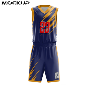 Maillot de basket-ball personnalisé pour hommes, Design personnalisé avec nom, Sublimation, 2019 - Product Image 2