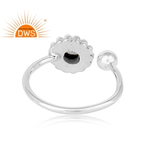 Magnifique bague en apatite, vente en gros, argent sterling 925 oxydé antique, bague faite à la main, bijoux, collection classique - Product Image 3