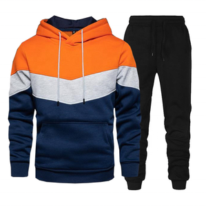 Ensemble de survêtement pour homme, coupe personnalisée, imprimé, automne-hiver, polaire respirant, sweat-shirt et pantalon, vêtements de sport, coupe régulière, chemise de sport, jogging - Product Image 2