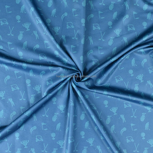 Top Hot Bán Mỏng Phù Hợp Với Golf Áo Sơ Mi Polyester Spandex 'Mát Mạc' Tùy Chỉnh Đồng Bằng In Ấn Denim Flannel Vải Tính năng Appliques - Product Image 6