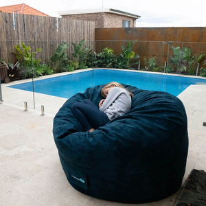 Beanbag ที่มีจำหน่ายขนาดใหญ่โซฟาถุงถั่วโฟมถุงถั่ว<span class=keywords><strong>6ft</strong></span> ไมโครหนังนิ่ม Beanbags - Product Image 2