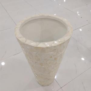 Florero blanco de perlas Madre, suministro usado para decoración, el más vendido - Product Image 2