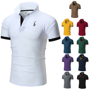 Camiseta de algodón y poliéster para hombre y mujer, Polo con logotipo personalizado, venta al por mayor de China, 2021 - Product Image 1