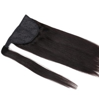 Extensions de cheveux queue de cheval européenne 100g, qualité supérieure, queue de cheval alignée avec cuticules, 100% cheveux humains