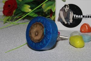 Handmade <b>Cabinet</b> Knob Resin in Latest Design <b>for</b> Living Room Furniture & Hardware Knob Manufacturer in Wood & Sky Blue Tradnary - Product Image 2
