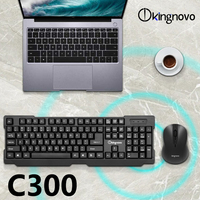 Harga Terjangkau Keyboard dan Mouse Nirkabel 2.4G Ukuran Penuh Tahan Air Set Keyboard Mouse untuk Android Windows Mac...