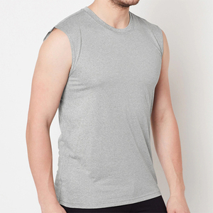 Casual blank slim fitness high quality solid color 100%cotton summer wear wholesale <b>men</b> <b>shirt</b> tank top man sleeveless <b>shirts</b> - Product Image 3