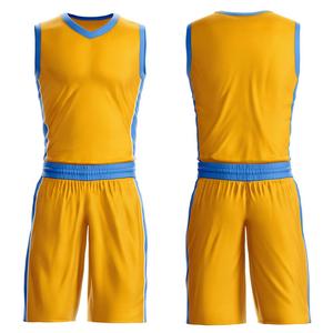 100% <b>Polyester</b> Best quality Basketball Sports Custom Made Basketball Uniform Wholesale Reversible Basketball Wear - Product Image 3