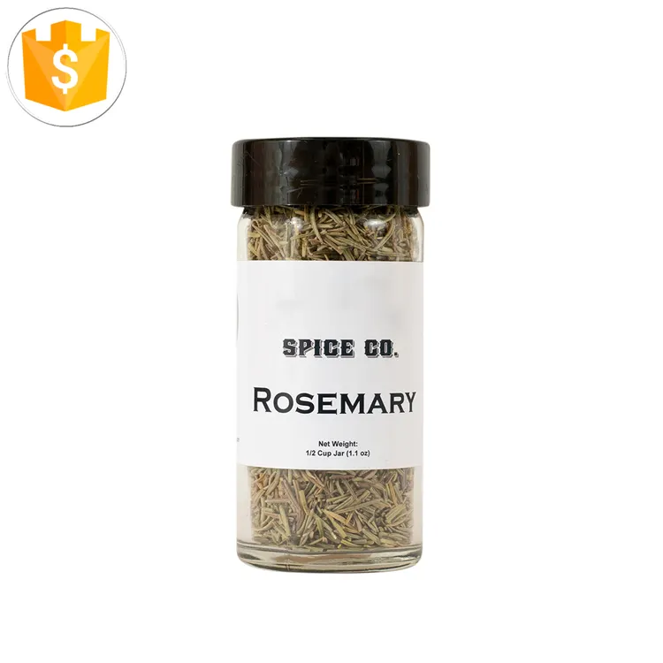 Salvia-rosmarinus romero Romarin, especias secas, hierbas, hojas secas de romero