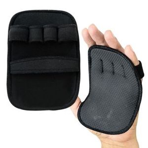 Weight Lifting Hand Pads Mesh Breathable Non <b>Slip</b> Adjustable Wrist Strap Gym Training Grip Protection <b>Half</b> Finger Gloves Unisex - Product Image 2