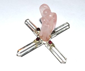 Mayorista de Generadores de Energía de Cuarzo Rosa |   Generador de Ángel de Cuarzo Rosa a Bajo Precio, Herramienta Metafísica de Sanación con Cristales - Product Image 1