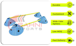 Juego de cono de obstáculo duradero de alta calidad en diferentes colores Equipo de entrenamiento de fútbol y deportes para entrenamiento de fútbol - Product Image 2