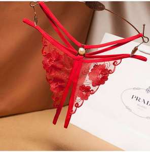 Lace G-<strong>String</strong> Sexy Lingerie T-Back Thongs Panties Underwears - Product Image 5