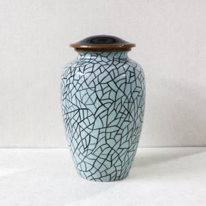 Designer HHO Adulte Urne Crémation Noir et Blanc pour Animaux Humains ou Bébés Cendres Fournit Souvenir Cercueil - Product Image 4