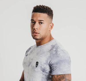 Camiseta de algodón 230G, camisetas lisas de alta calidad para hombre, Camiseta con cuello redondo y logotipo personalizado de algodón 100% - Product Image 6