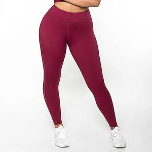 Mallas de malla de entrenamiento para mujer, Leggings con bolsillo para Yoga y gimnasio, talla grande, venta al por mayor - Product Image 5