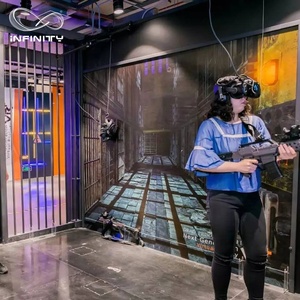 โอกาสทางธุรกิจเครื่องเกมเสมือนจริง9d Battle 9d Vr แพลตฟอร์ม Vr Machine สวนสนุกผู้เล่นหลายคน - Product Image 2