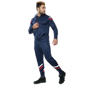 Nouvel ensemble de survêtement en polyester pour homme, coupe régulière, col boutonné, design 2-en-1, anti-odeur, hiver, avec pantalon de jogging zippé, pour la gym et le sport - Product Image 5