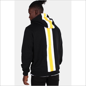 Sweat à capuche personnalisé de luxe imprimé, style streetwear, en molleton 100% coton, écologique, vintage, coupe oversize, délavé à l'acide, effet soleil, vieilli, avec fermeture éclair - Product Image 5