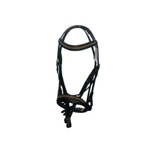 Brida de caballo hecha a mano de cuero duradero - Product Image 1