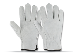 KOKAL SAFETY Premium Leather Cowhide Anti-Slip <b>Driver</b> & Work <b>Gloves</b> with Full Grain Texture for Construction and Driving - Product Image 1