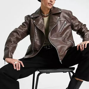 Nouveauté Vestes de moto pour hommes Fabriquées sur mesure Haute technologie Veste de course blindée pour hommes sur mesure avec vestes en cuir de moto - Product Image 3